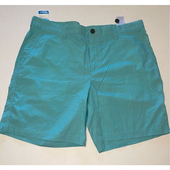 Columbia shorts 38 Men's Teal Blue Modern Classic Omni -Shield Advanced NWT $50 - Picture 1 of 5